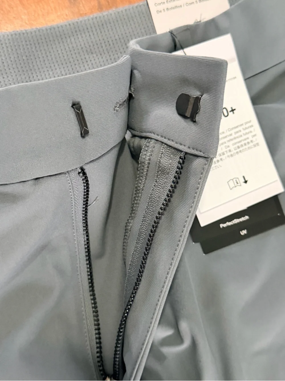 NIKE DRI FIT 24.7 Straight Fit Performance Pants Gray 5 pocket golf pants